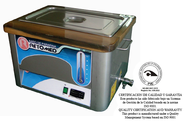 BAÑO DE PARAFINA – MODELO BP 0301