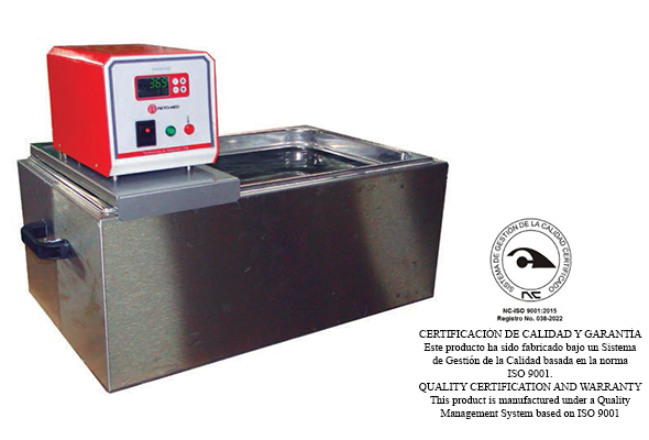 BAÑO TERMOSTÁTICO DIGITAL – MODELO BT 0401