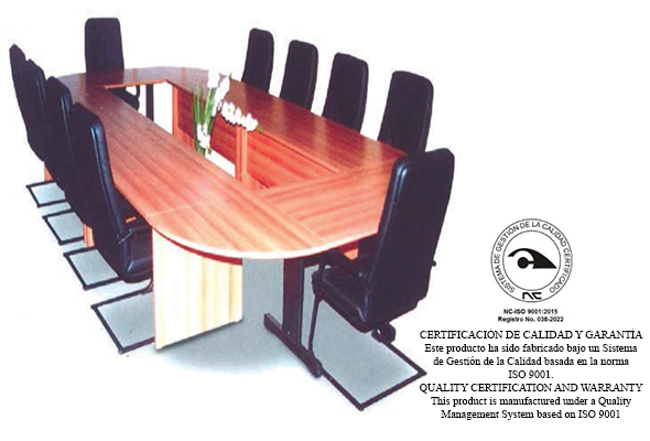 MESA DE REUNIÓN DE 10 PLAZAS