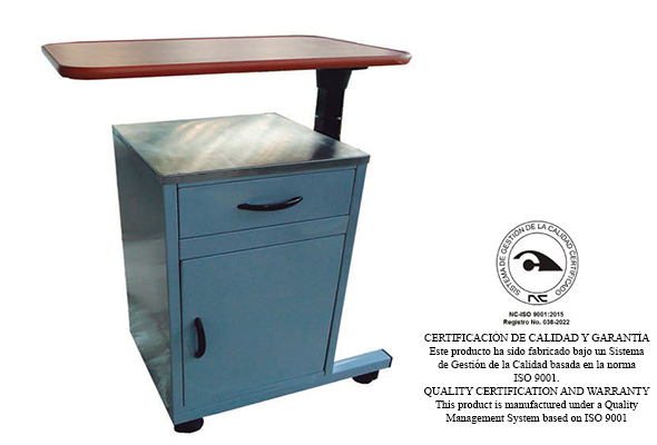 MESA CABECERA CON SOBRE PARA COMER EN CAMA – MODELO MCA0206