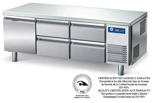NEVERA CON GABETAS REFRIGERADA