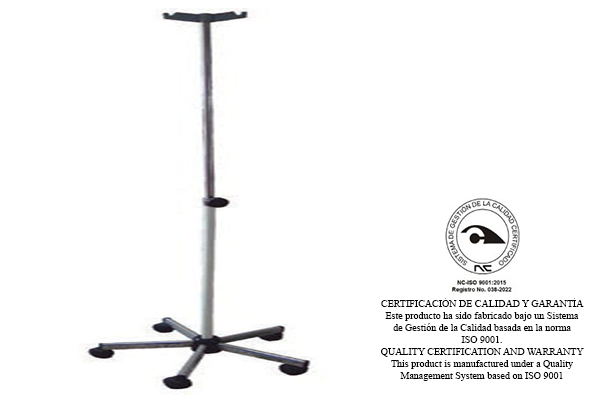 PORTA SUERO REGULABLE CON RUEDAS – MODELO PS-1502