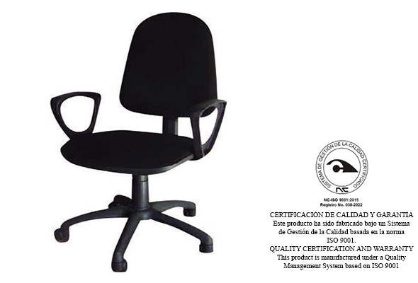 SILLA PARA SECRETARIA MODELO VT 105